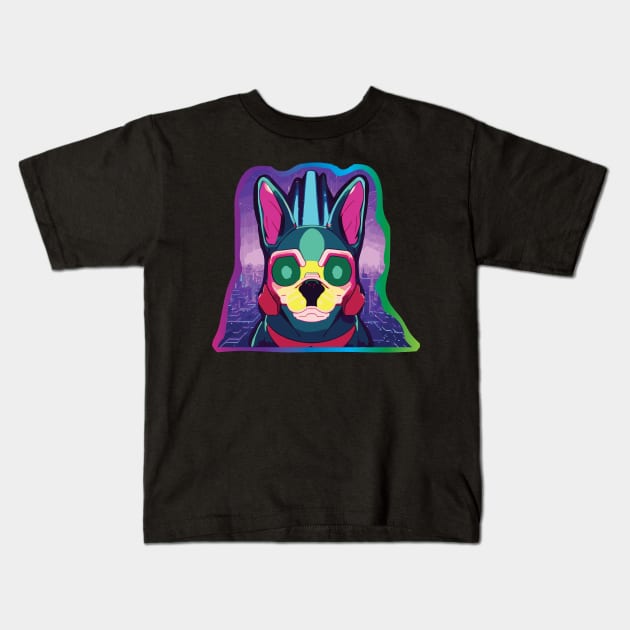 Multiverse Frenchie Kids T-Shirt by joejdiaz